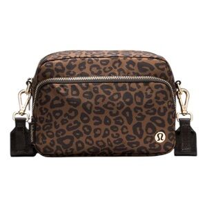 lululemon athletica Leopard Print Crossbody Bag